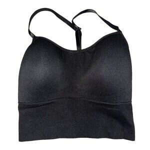 PINK Victoria's Secret Active Black Sports Bralette/Bra Women's Size Small DD‎